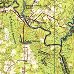 United States Geological Survey Denham Springs, LA (1934, 62500-Scale) digital map