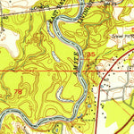 United States Geological Survey Denham Springs, LA (1953, 24000-Scale) digital map