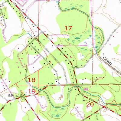 United States Geological Survey Denham Springs, LA (1963, 24000-Scale) digital map