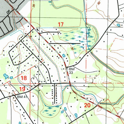 United States Geological Survey Denham Springs, LA (1995, 24000-Scale) digital map