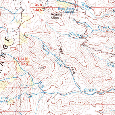 United States Geological Survey Denio, NV-OR (1979, 100000-Scale) digital map