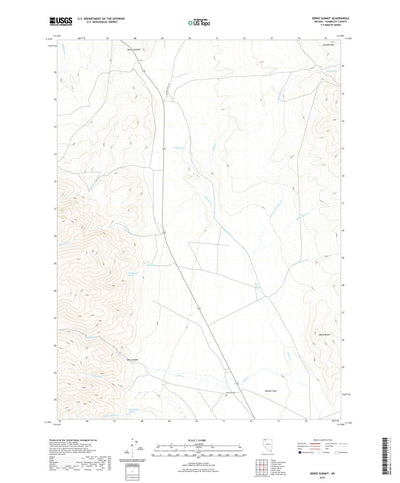 United States Geological Survey Denio Summit, NV (2021, 24000-Scale) digital map