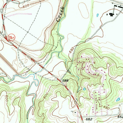 United States Geological Survey Denison Dam, TX-OK (1957, 24000-Scale) digital map