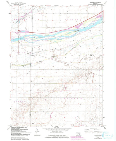 United States Geological Survey Denman, NE (1962, 24000-Scale) digital map