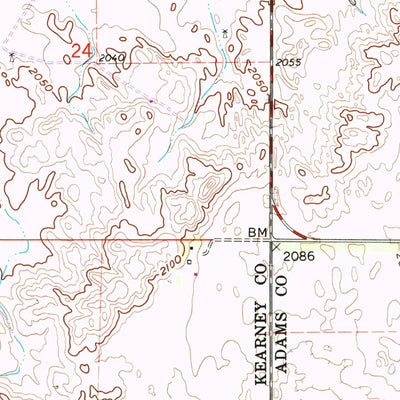 United States Geological Survey Denman, NE (1962, 24000-Scale) digital map