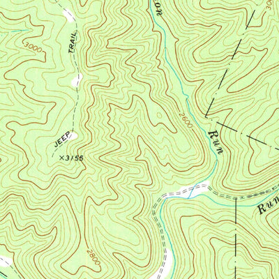 United States Geological Survey Denmar, WV (1977, 24000-Scale) digital map