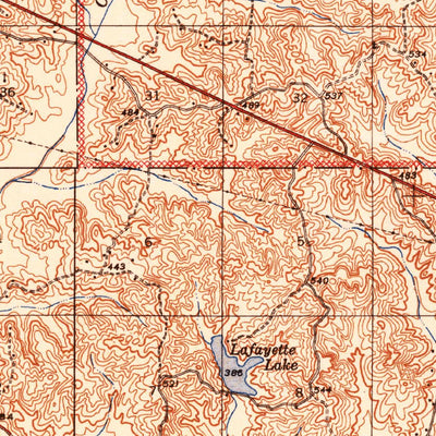 United States Geological Survey Denmark, MS (1943, 62500-Scale) digital map