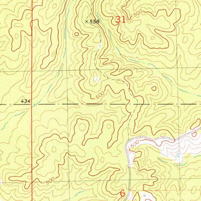 United States Geological Survey Denmark, MS (1980, 24000-Scale) digital map