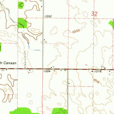 United States Geological Survey Denmark, OH (1961, 24000-Scale) digital map