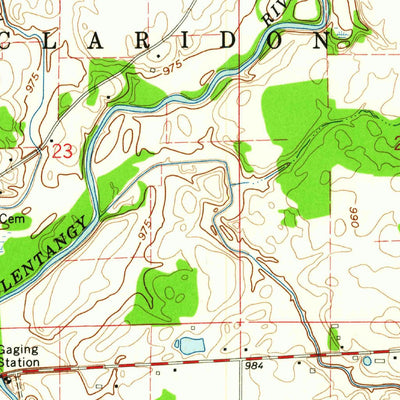 United States Geological Survey Denmark, OH (1961, 24000-Scale) digital map
