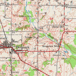 United States Geological Survey Denmark, WI (1954, 62500-Scale) digital map