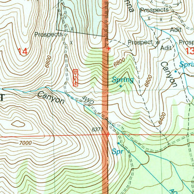 United States Geological Survey Dennis Hill, UT (2001, 24000-Scale) digital map