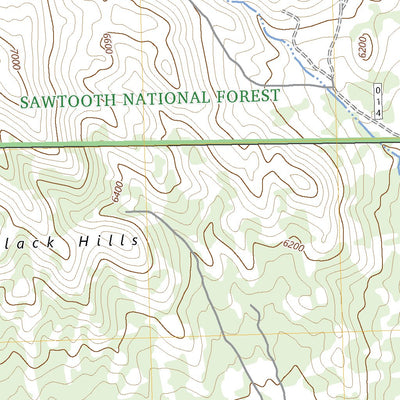United States Geological Survey Dennis Hill, UT (2023, 24000-Scale) digital map