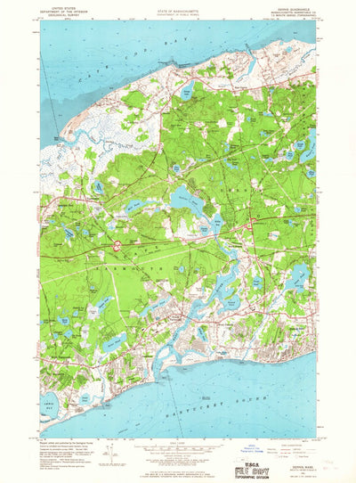 United States Geological Survey Dennis, MA (1961, 24000-Scale) digital map