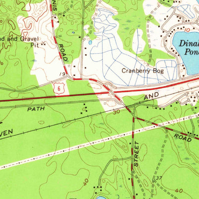 United States Geological Survey Dennis, MA (1961, 24000-Scale) digital map