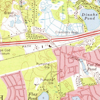 United States Geological Survey Dennis, MA (1974, 24000-Scale) digital map