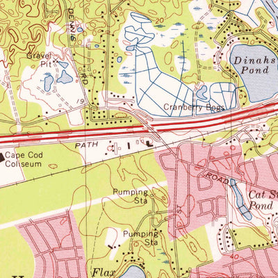 United States Geological Survey Dennis, MA (1974, 25000-Scale) digital map