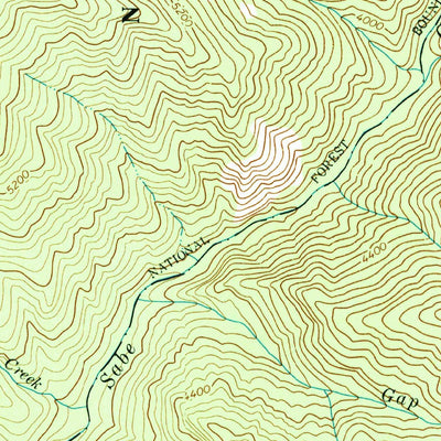 United States Geological Survey Dennis Mountain, ID (1991, 24000-Scale) digital map