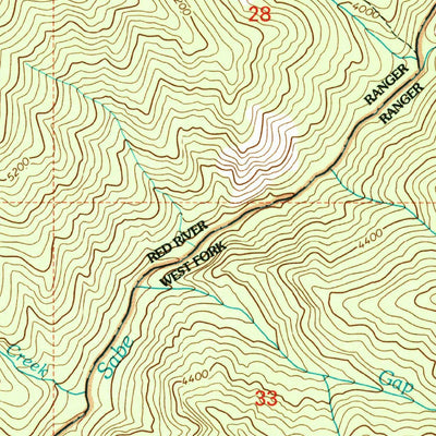 United States Geological Survey Dennis Mountain, ID (1998, 24000-Scale) digital map