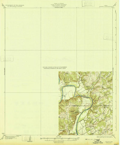 United States Geological Survey Dennis, TX (1931, 62500-Scale) digital map
