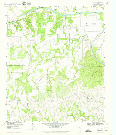 United States Geological Survey Dennis, TX (1959, 24000-Scale) digital map