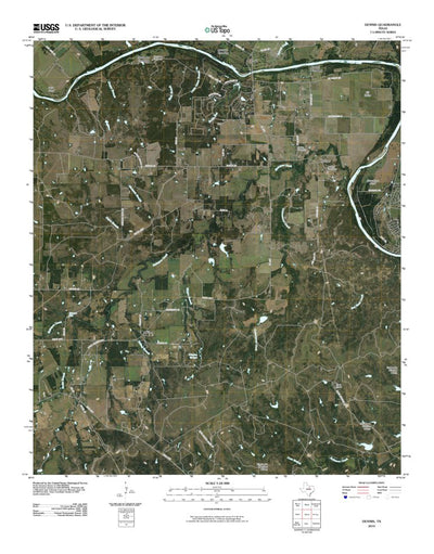 United States Geological Survey Dennis, TX (2010, 24000-Scale) digital map