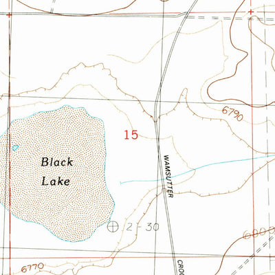 United States Geological Survey Dennison Cap, WY (1989, 24000-Scale) digital map