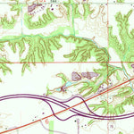 United States Geological Survey Dennison, IL-IN (1964, 24000-Scale) digital map