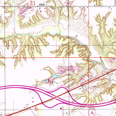 United States Geological Survey Dennison, IL-IN (1998, 24000-Scale) digital map