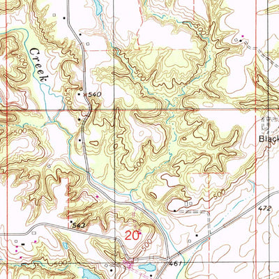 United States Geological Survey Dennison, IL-IN (1998, 24000-Scale) digital map