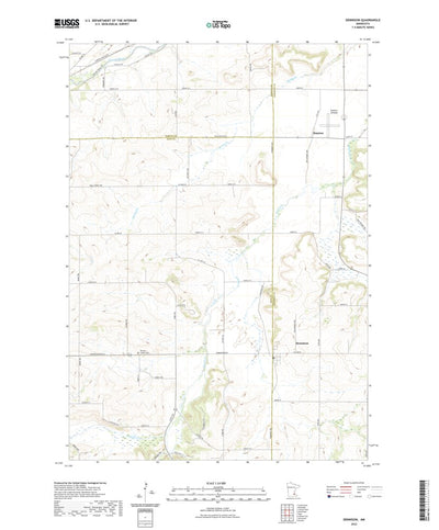 United States Geological Survey Dennison, MN (2022, 24000-Scale) digital map