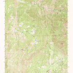 United States Geological Survey Dennison Peak, CA (1986, 24000-Scale) digital map