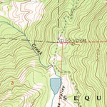 United States Geological Survey Dennison Peak, CA (1986, 24000-Scale) digital map