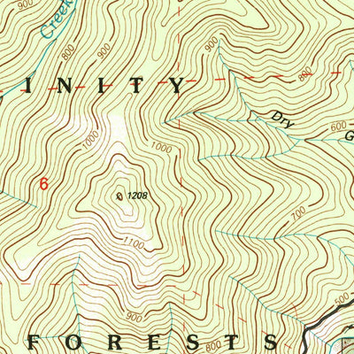 United States Geological Survey Denny, CA (1998, 24000-Scale) digital map