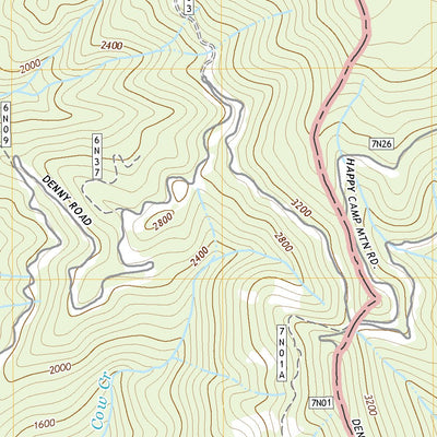United States Geological Survey Denny, CA (2021, 24000-Scale) digital map