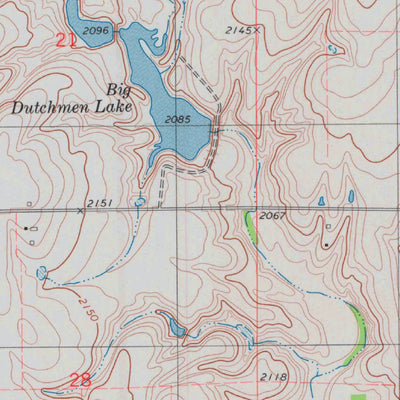 United States Geological Survey Densmore, KS (1978, 24000-Scale) digital map