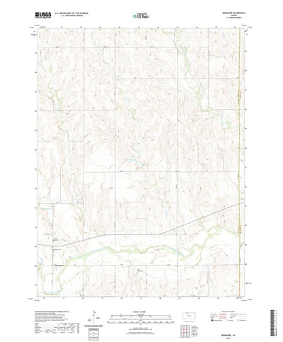 United States Geological Survey Densmore, KS (2022, 24000-Scale) digital map
