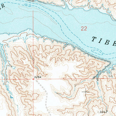 United States Geological Survey Denson Ranch, MT (1970, 24000-Scale) digital map