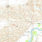 United States Geological Survey Dent Bridge, MT (1987, 24000-Scale) digital map
