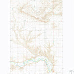 United States Geological Survey Dent Bridge NE, MT (1987, 24000-Scale) digital map