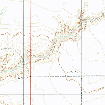 United States Geological Survey Dent Bridge NE, MT (1987, 24000-Scale) digital map