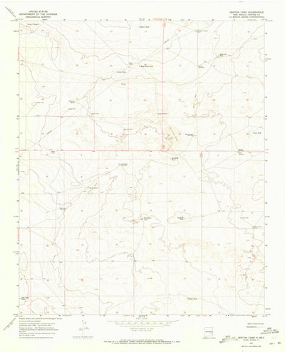 United States Geological Survey Denton Camp, NM (1967, 24000-Scale) digital map