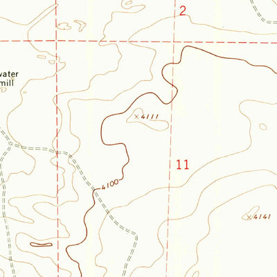 United States Geological Survey Denton Camp, NM (1967, 24000-Scale) digital map