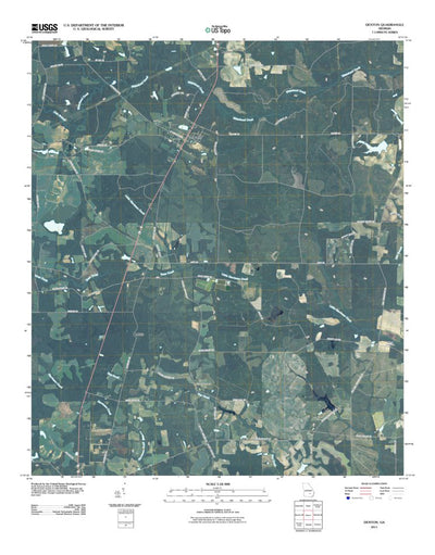 United States Geological Survey Denton, GA (2011, 24000-Scale) digital map