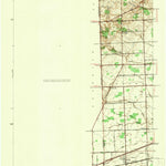 United States Geological Survey Denton, MI (1942, 24000-Scale) digital map