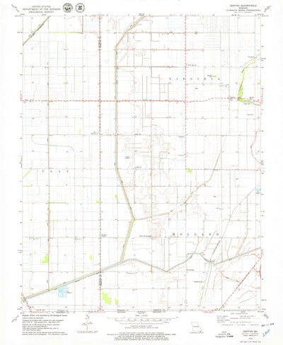 United States Geological Survey Denton, MO (1978, 24000-Scale) digital map