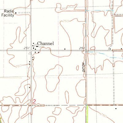 United States Geological Survey Denton, MO (1978, 24000-Scale) digital map