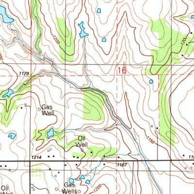 United States Geological Survey Denton, OK (1991, 24000-Scale) digital map