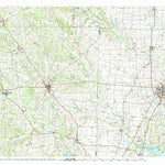 United States Geological Survey Denton, TX (1991, 100000-Scale) digital map