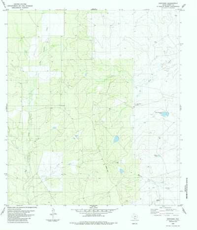 United States Geological Survey Dentonio, TX (1984, 24000-Scale) digital map